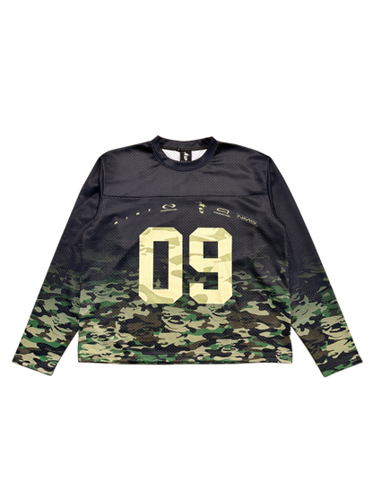 Division 09 Camo Jersey [Black / Green]