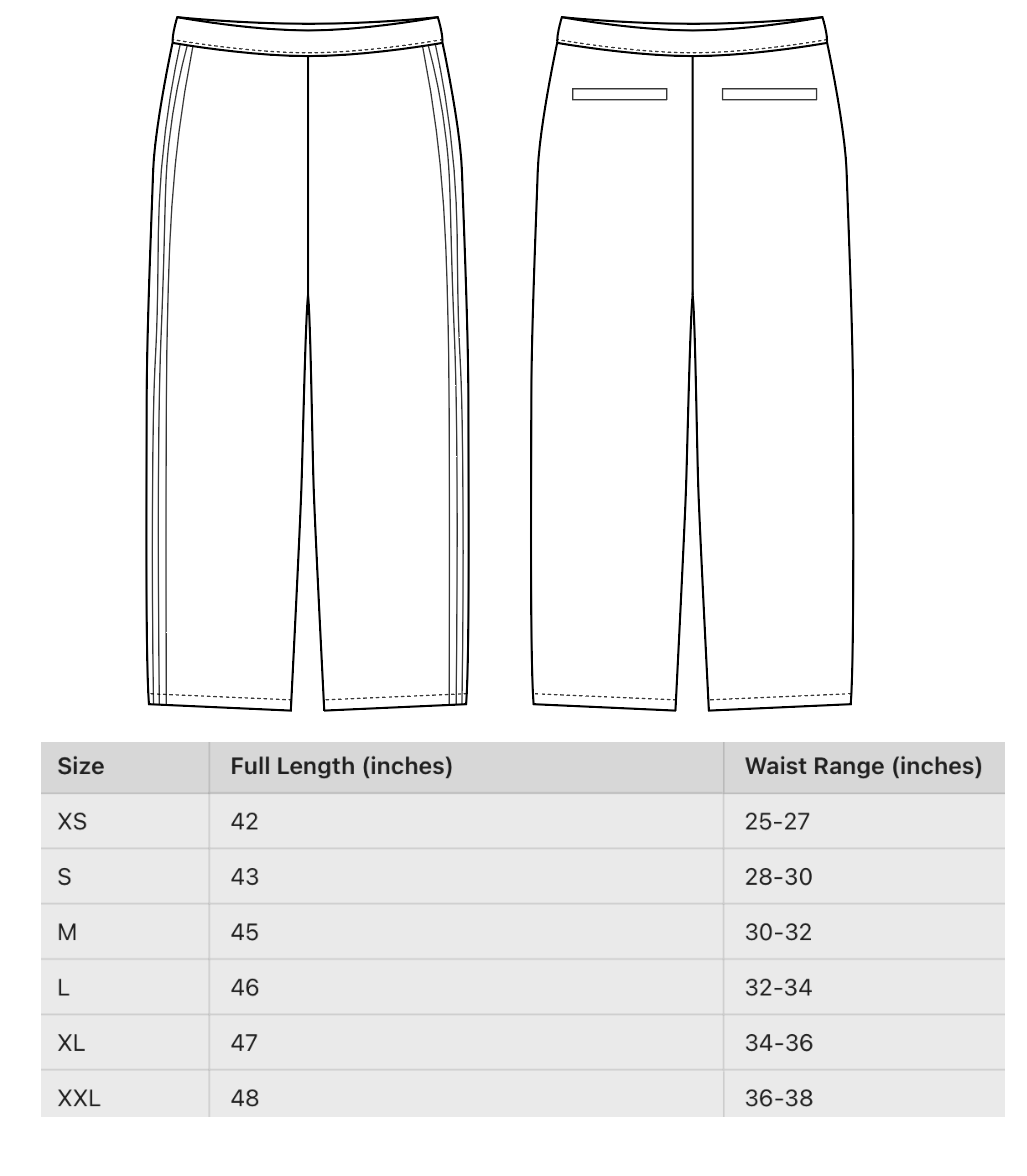 EU- Hoodie Track Bottoms